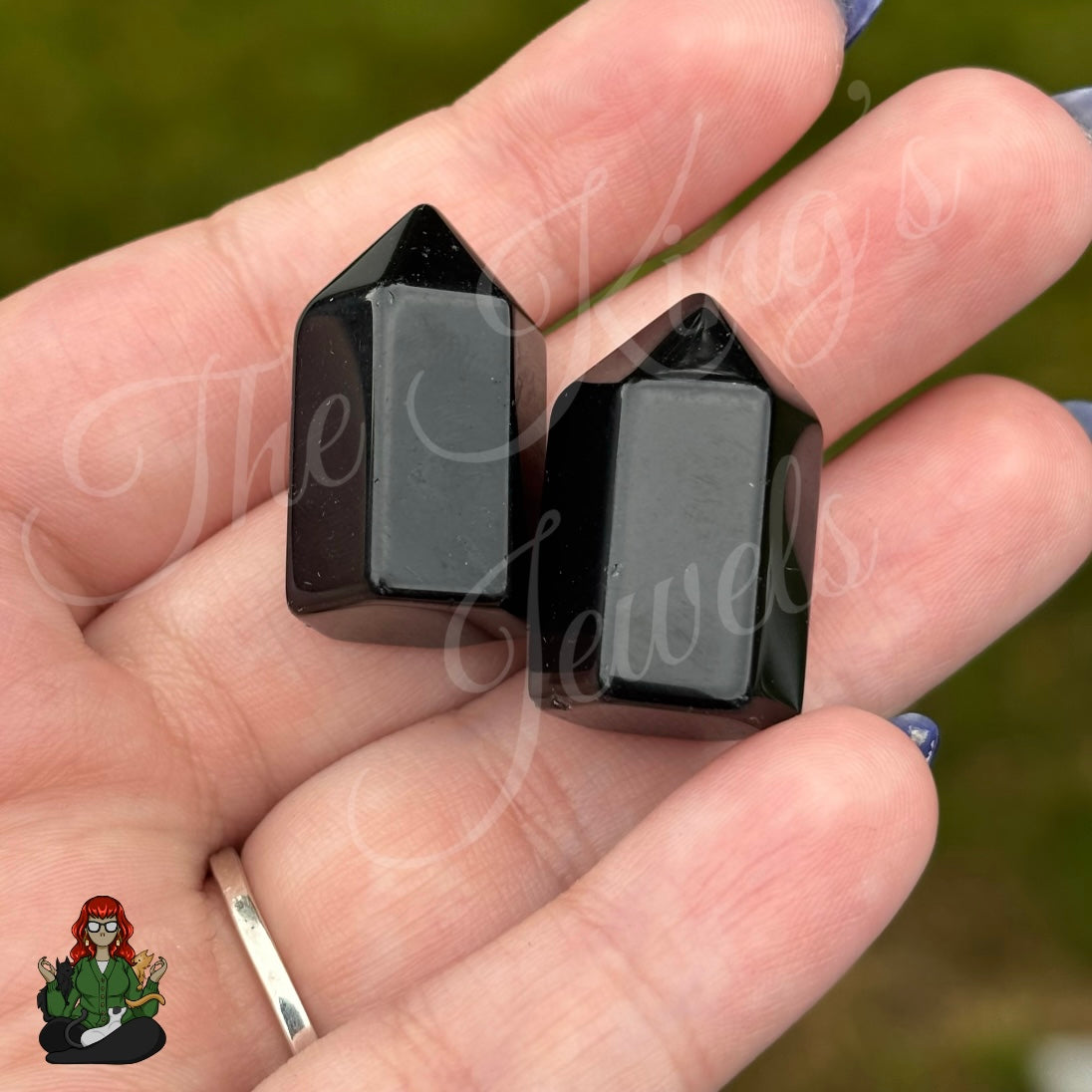 1” Natural Crystal Mini Obelisk Tower Points