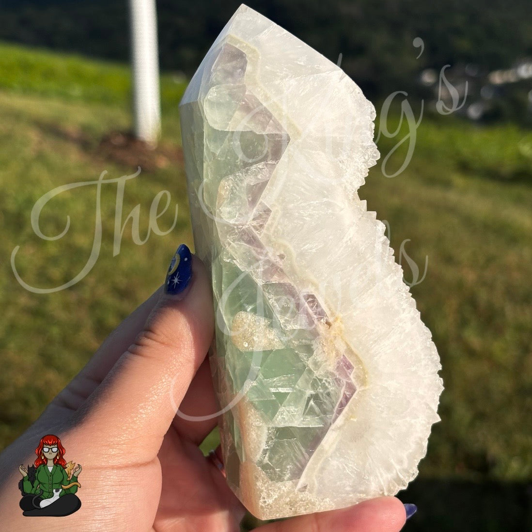 Druzy Sugar Fluorite Towers