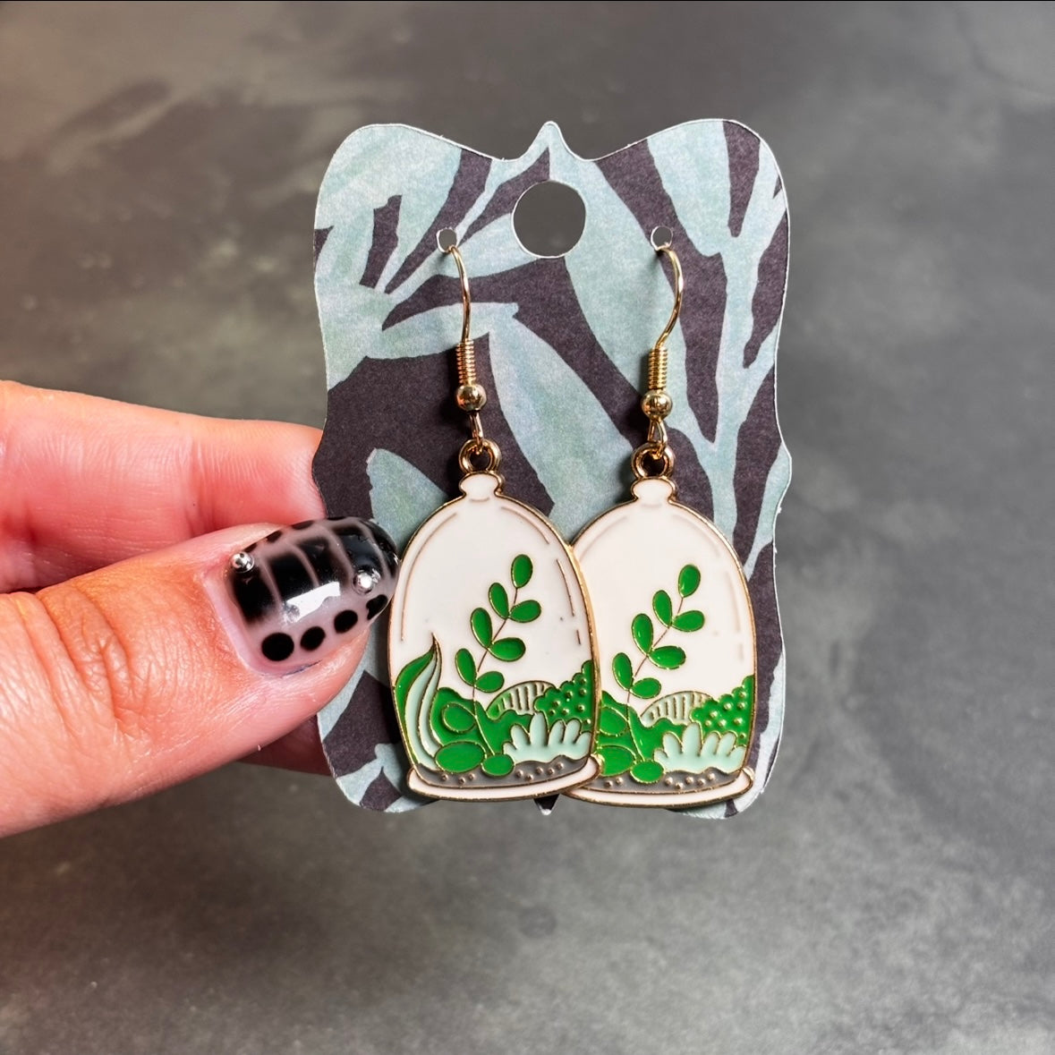 LeonaRae - Botanical Terrarium Earrings!