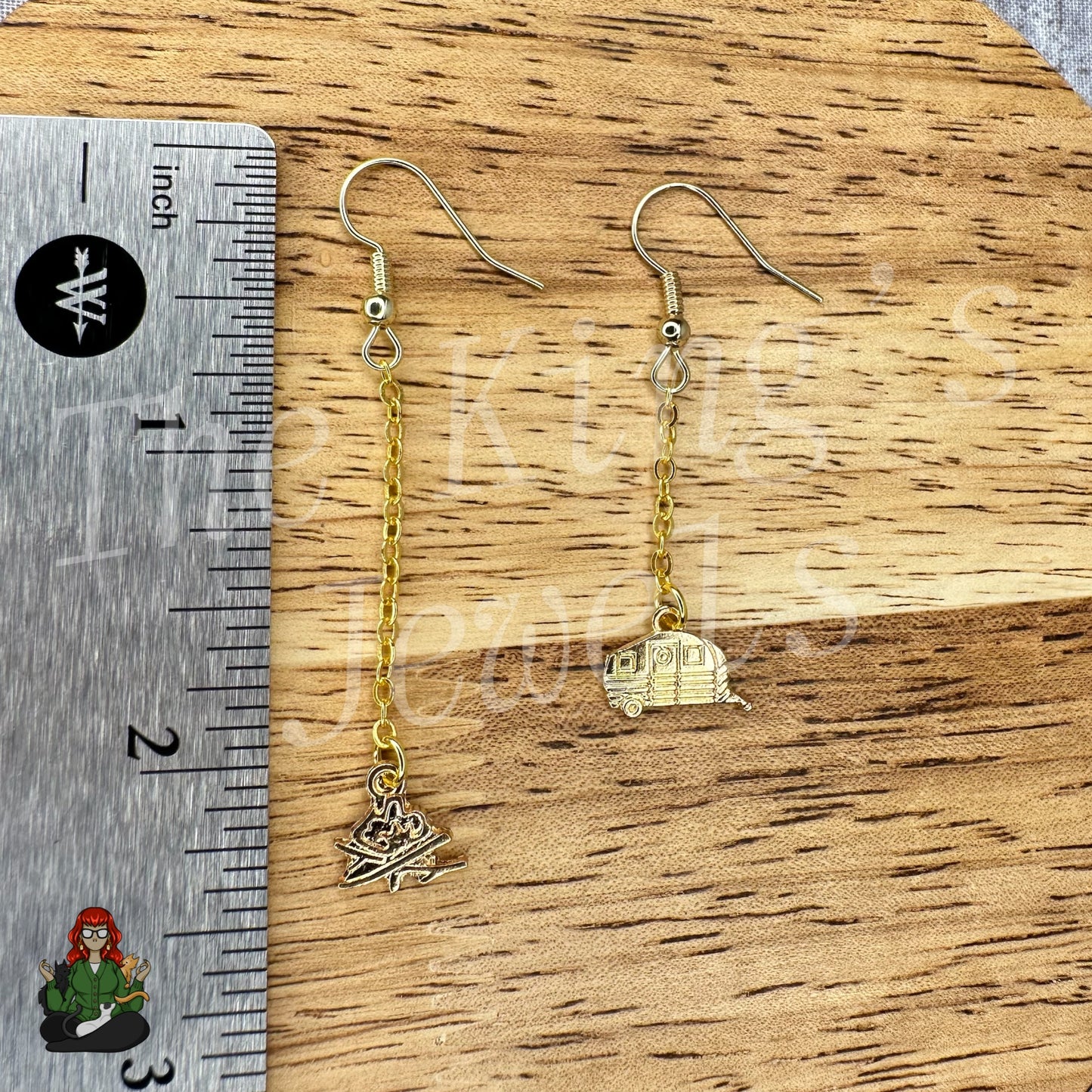 Gladys - Mismatch Camping Earrings!