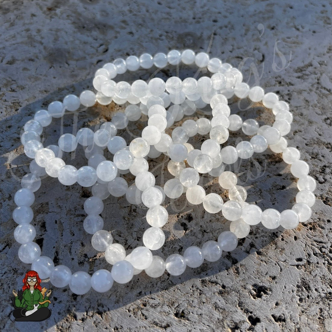Natural Quartz Beaded Bracelets!