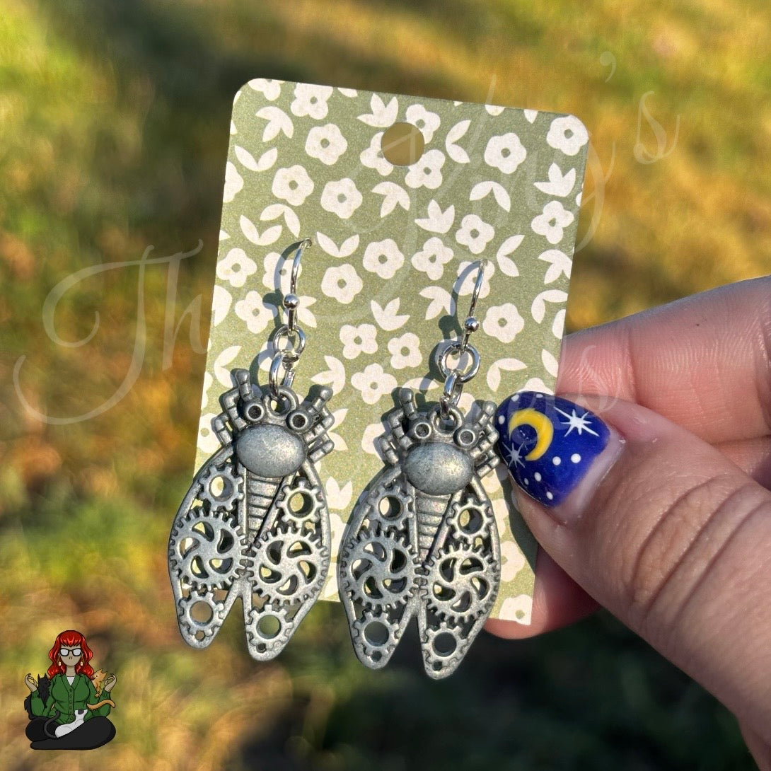 LeonaRae - Gear Beetle Earrings!