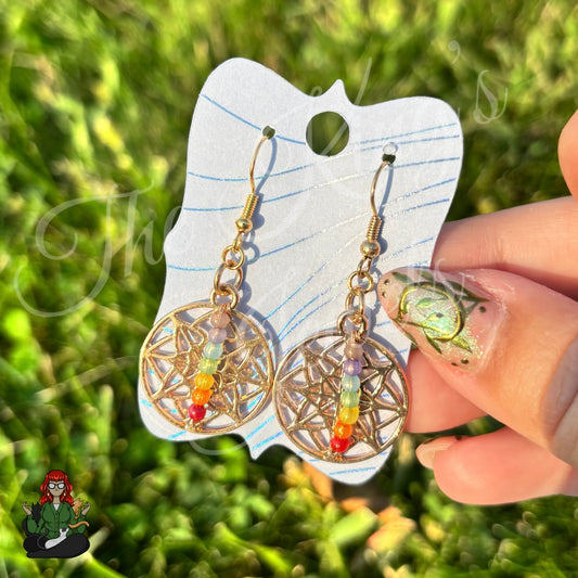 LeonaRae - Chakra Medallion Earrings!