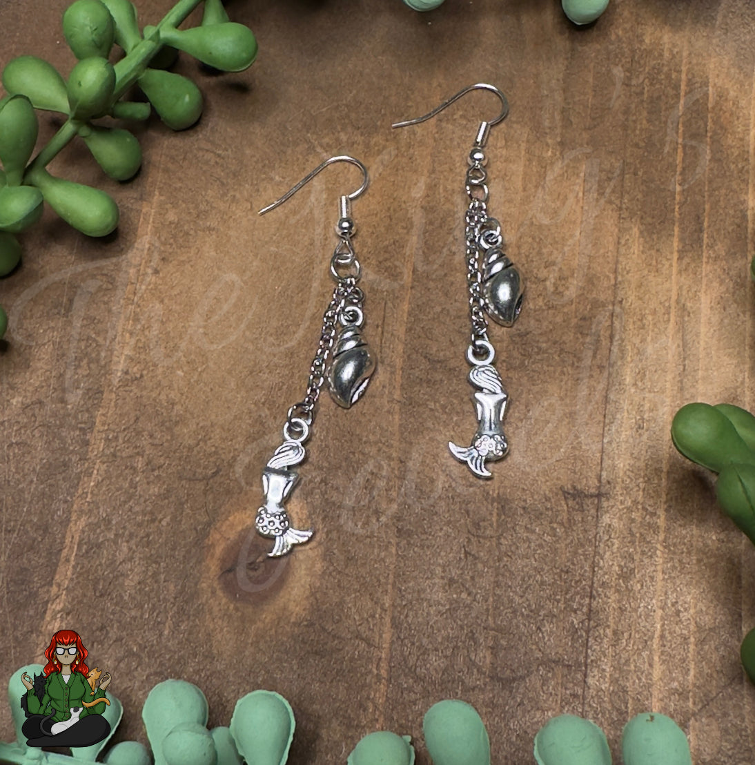 Gladys - Mermaid Earrings!