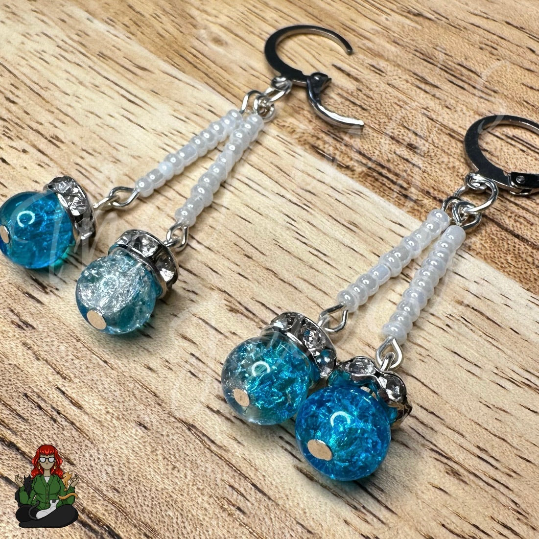 Two Strand Bead Earrings!