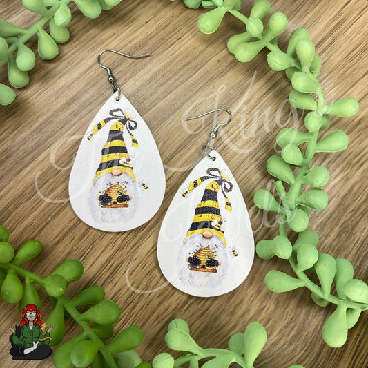 Rose - Bee Gnome Earrings!