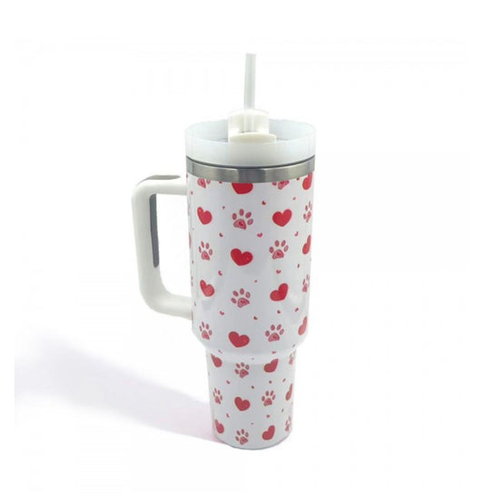 Vikki - Paw & Heart Tumbler!