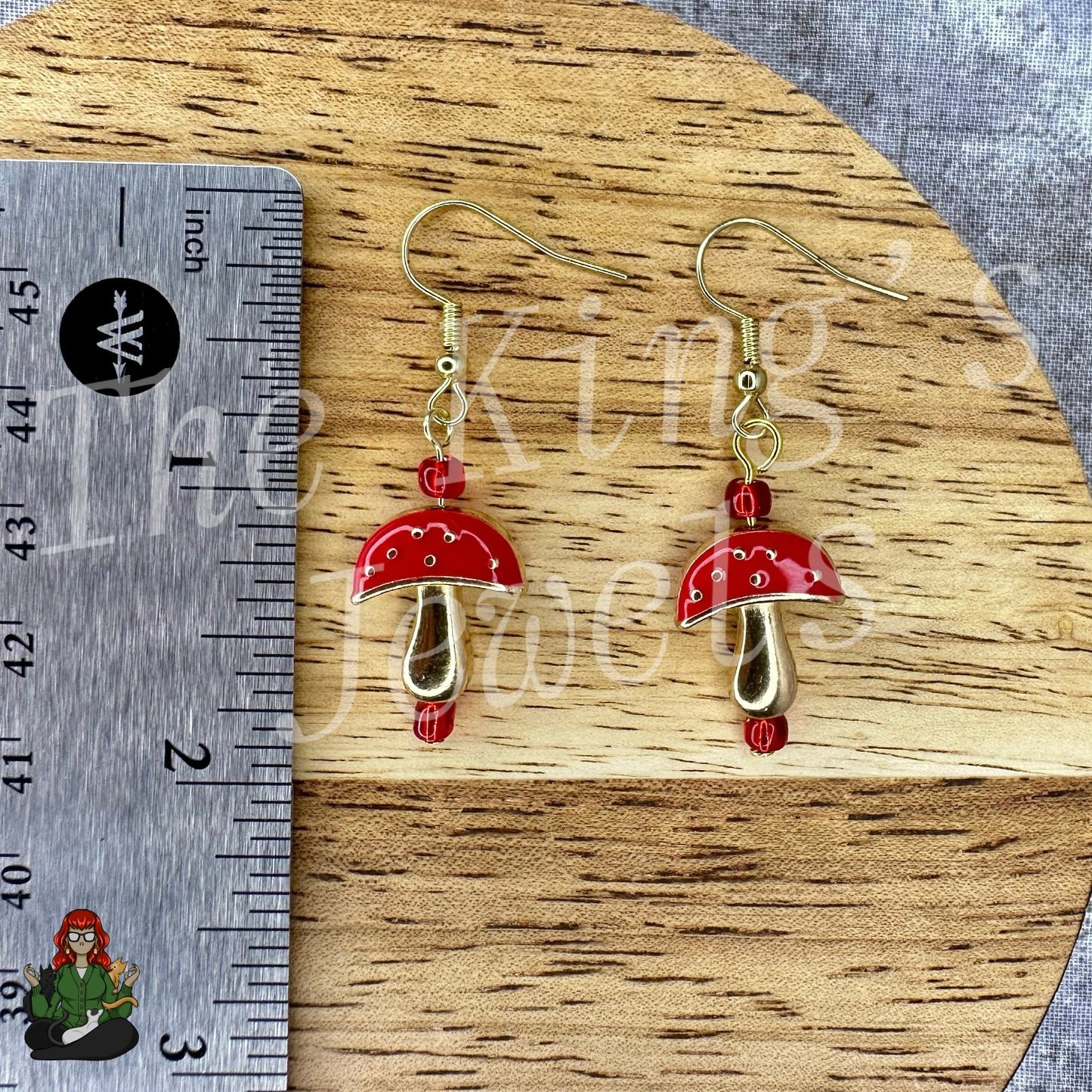 Melissa - Mushroom Earrings!