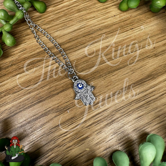 Ella - Hamsa & Evil Eye Necklace!