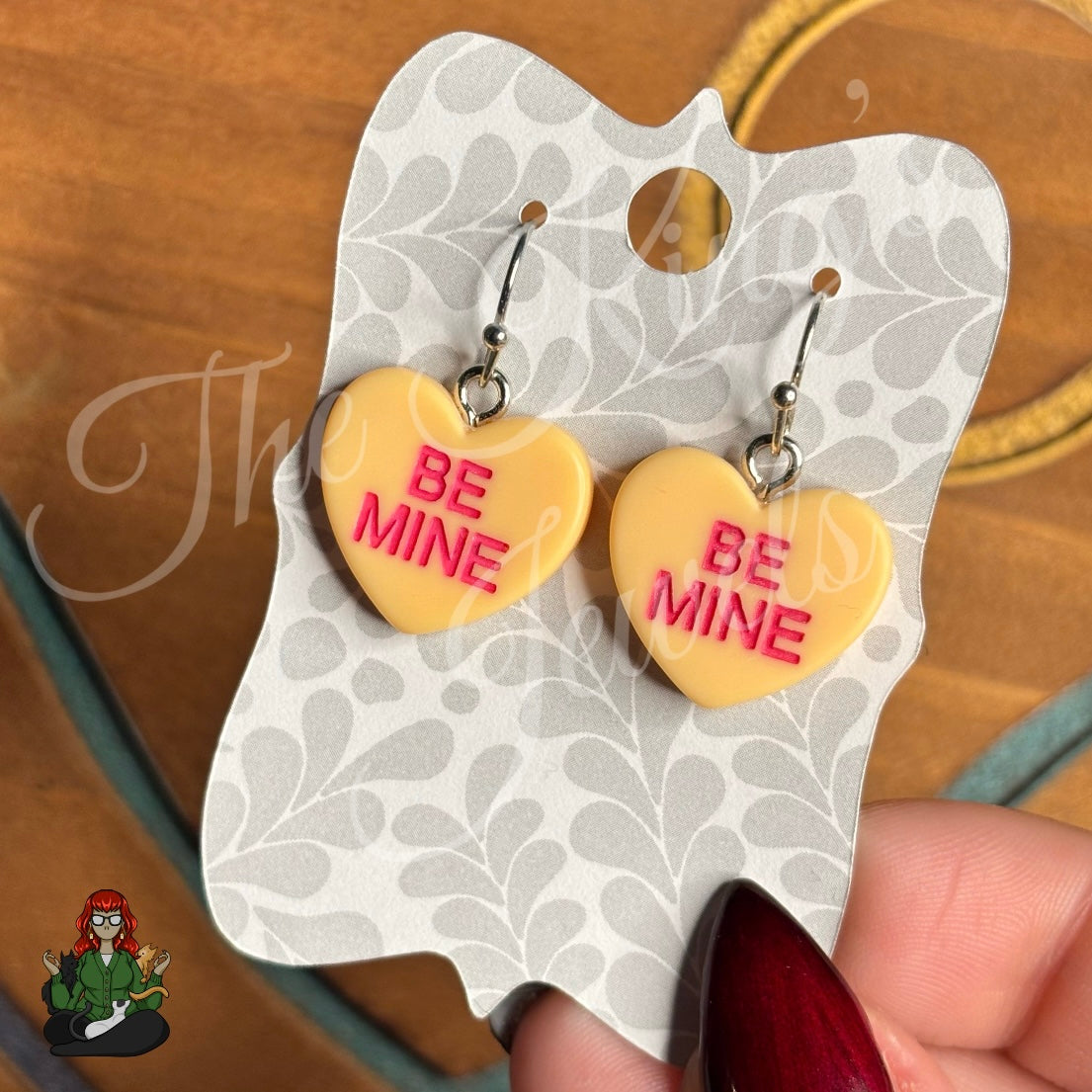 LeonaRae - Be Mine Conversation Heart Earrings!