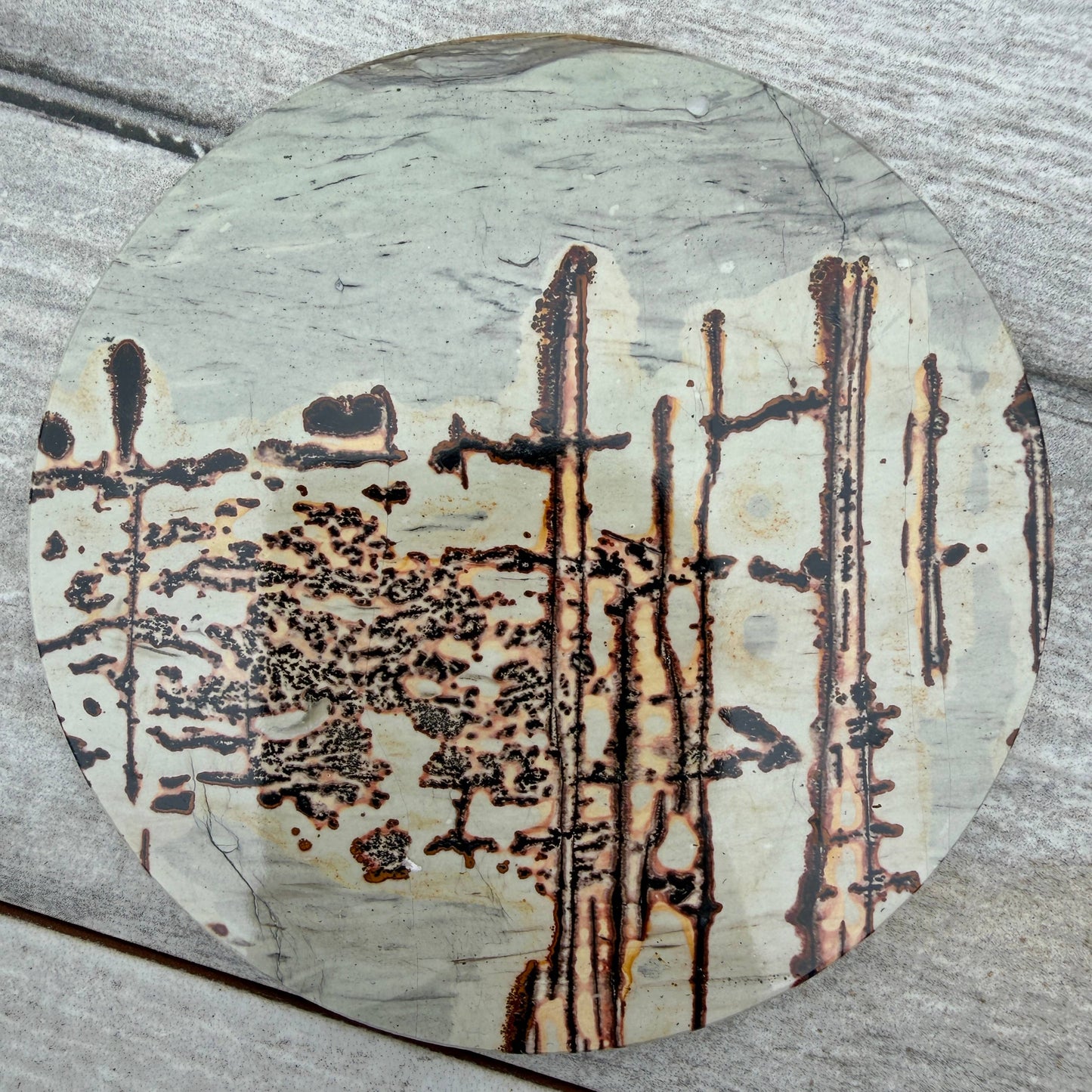 Picture Jasper Slab with Stand!