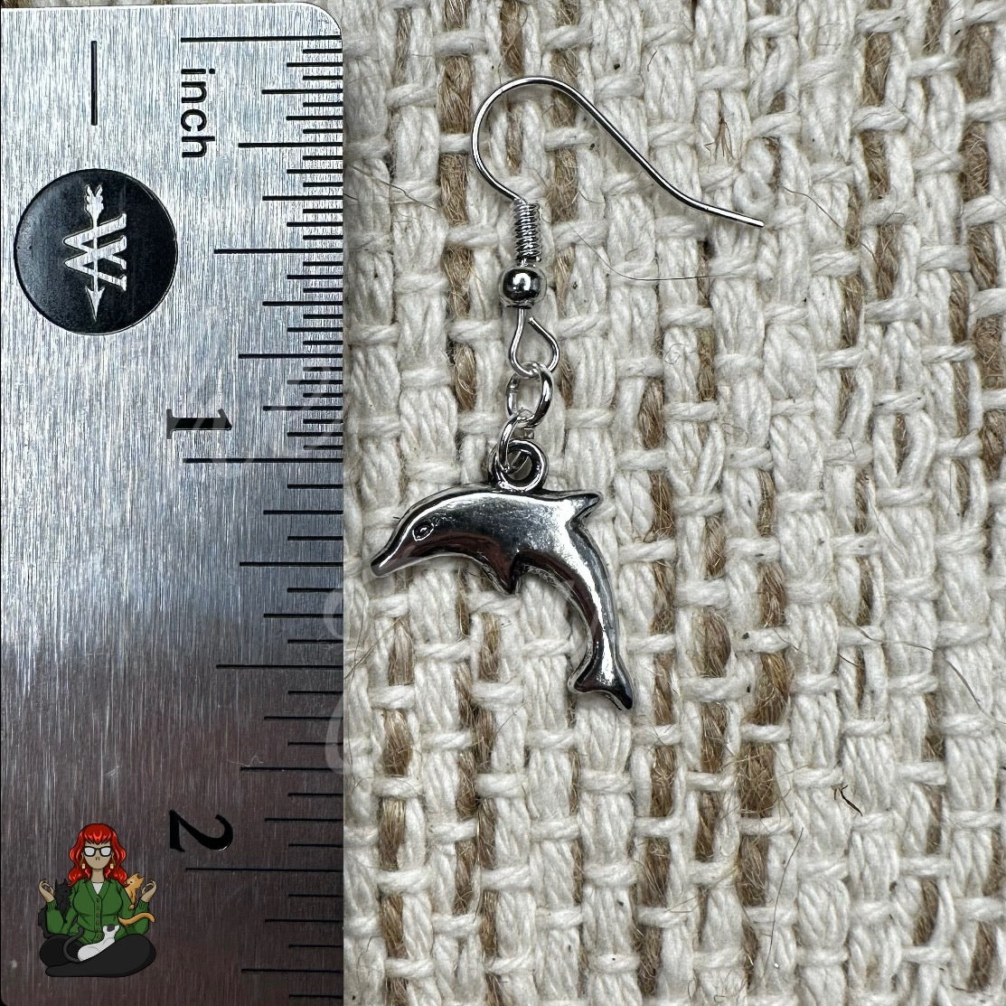 LeonaRae - Silver Dolphin Earrings!