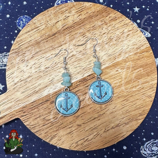 Katie - Anchor's Away Earrings!