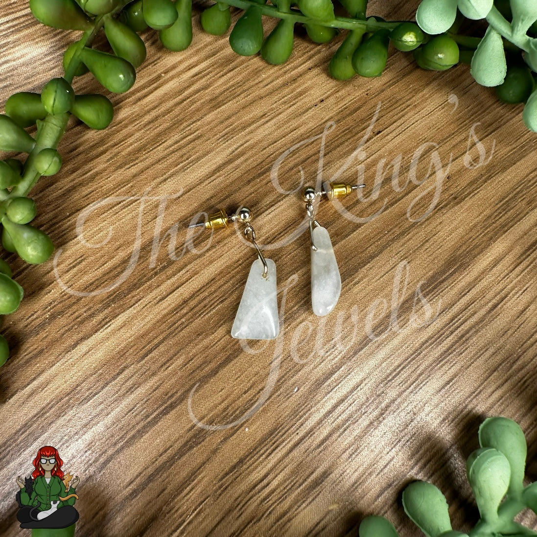 LeonaRae - Quartz Charm Earrings!