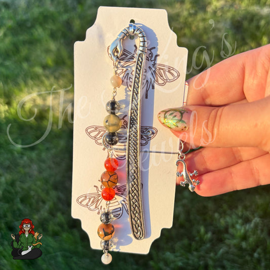GwennaBelle - Crystal Bead Snake Bookmark