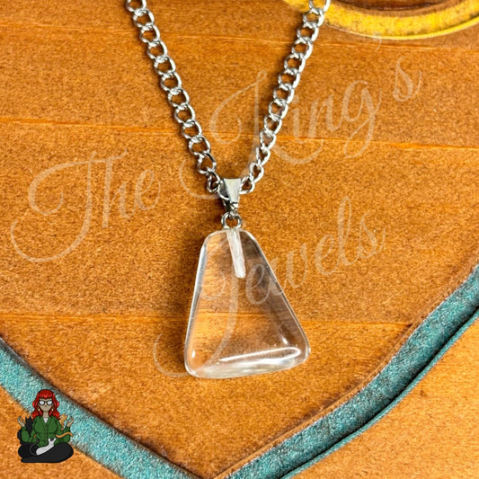 Ella - Glass Pendant Necklace!