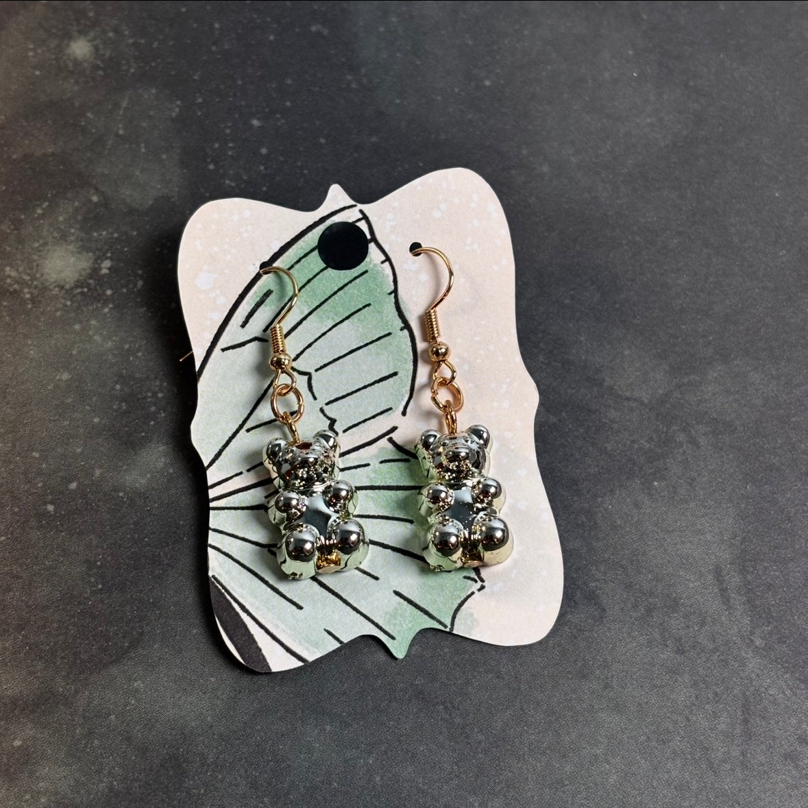LeonaRae - Blue Gummy Bear Earrings!