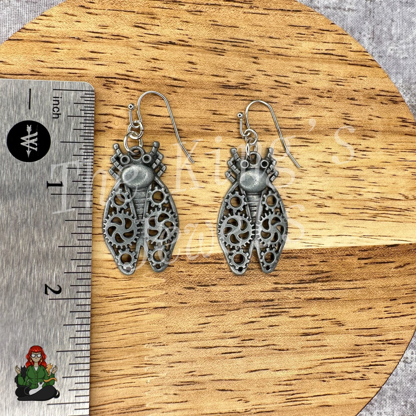 LeonaRae - Steampunk Beetle Earrings!