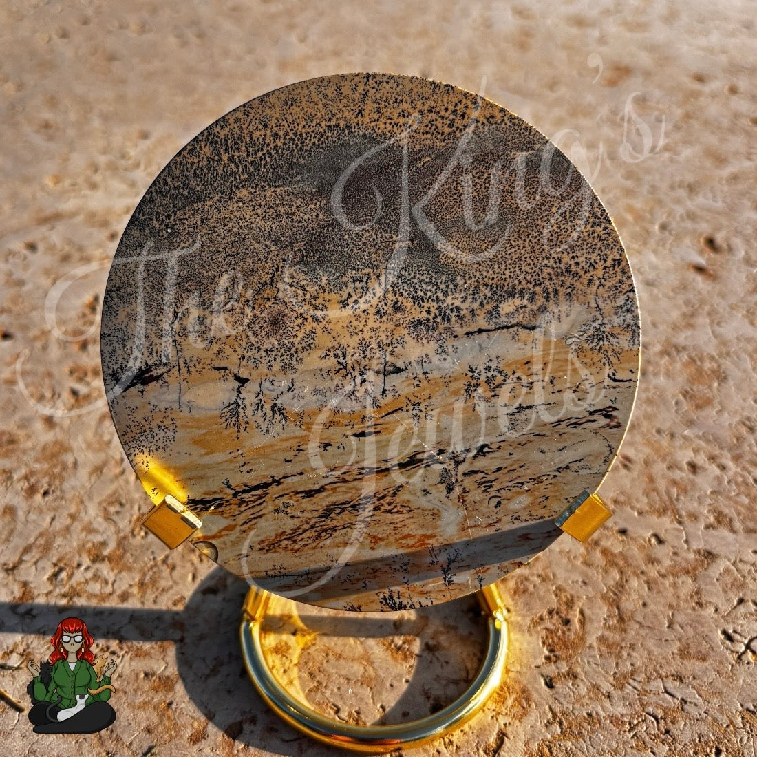 Picture Jasper Slab with Stand!