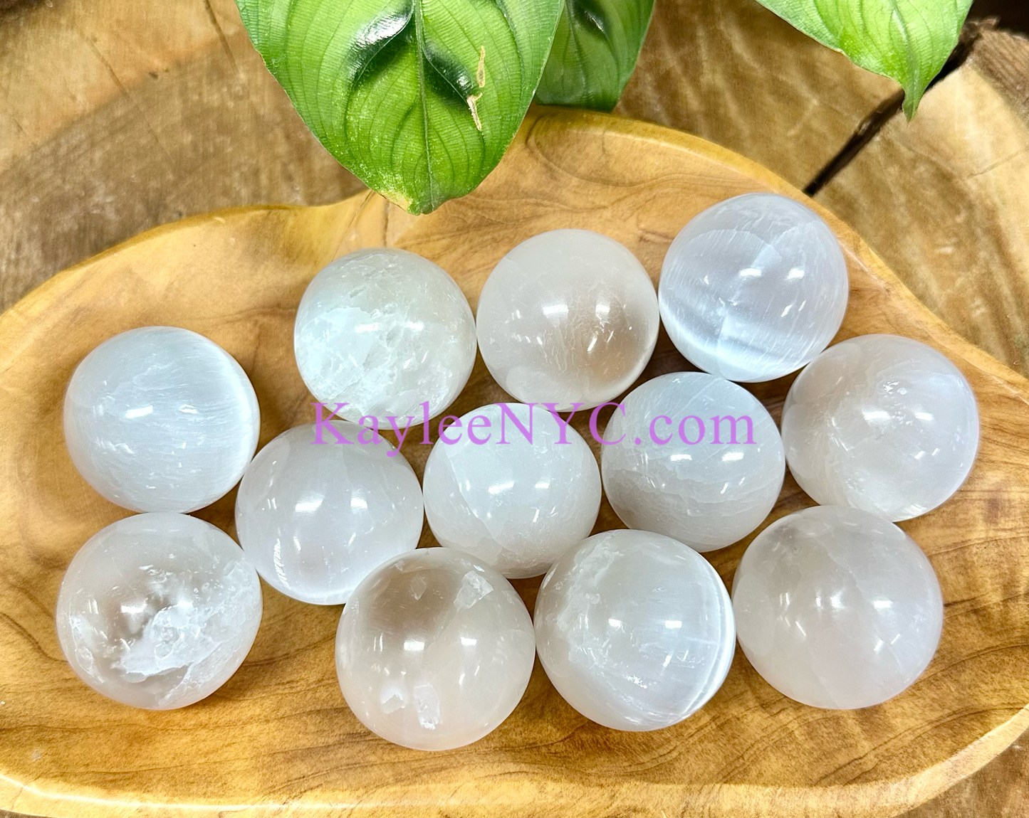 4cm Selenite Spheres!