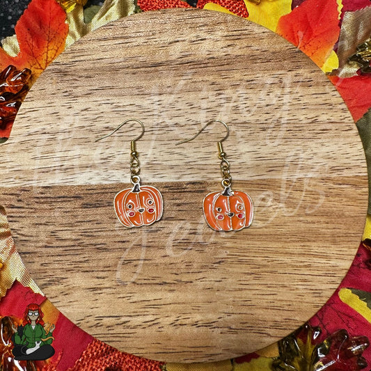 LeonaRae - Cheeky Pumpkin Earrings!