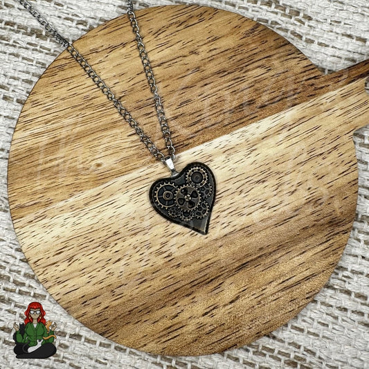 Ella - Steampunk Heart Necklace!