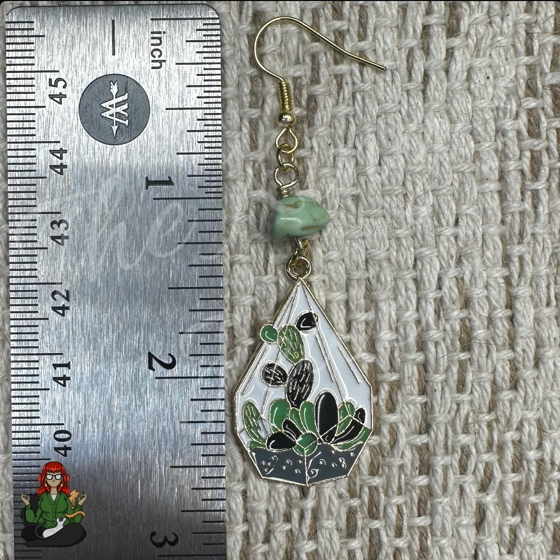 Katie - Terrarium Earrings!