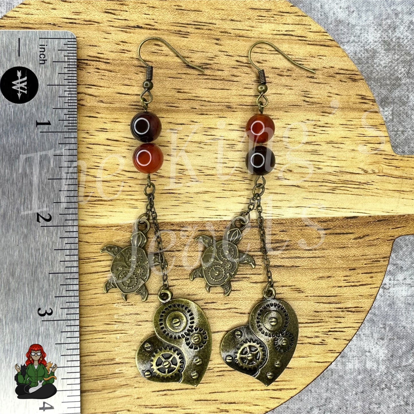 Gladys - Under The Sea But Make It Steam Punk Earrings!