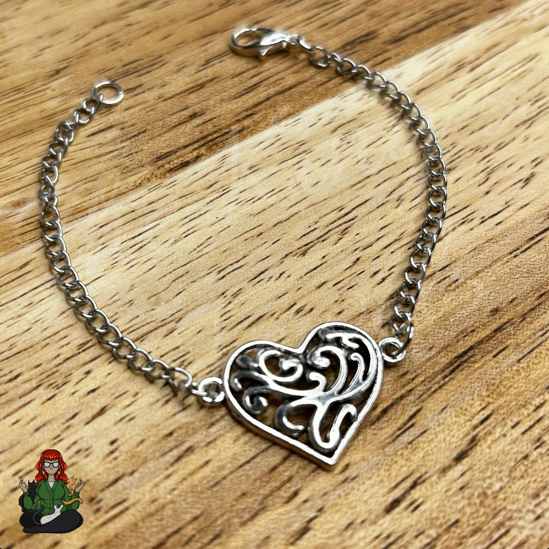 Sabrina - Filigree Heart Bracelets!