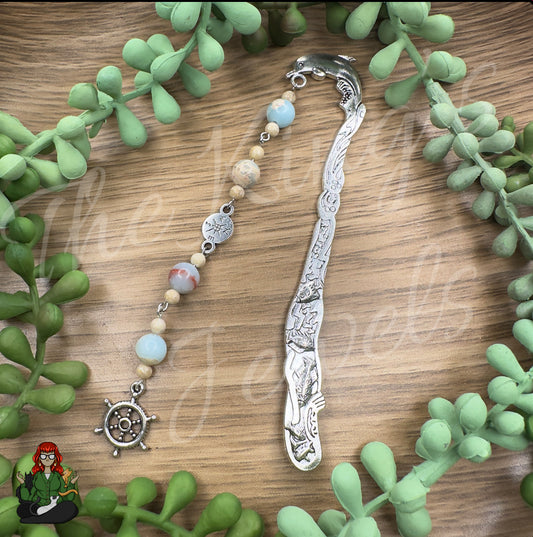 GwennaBelle - Nautical & Gemstone Bead Bookmark!