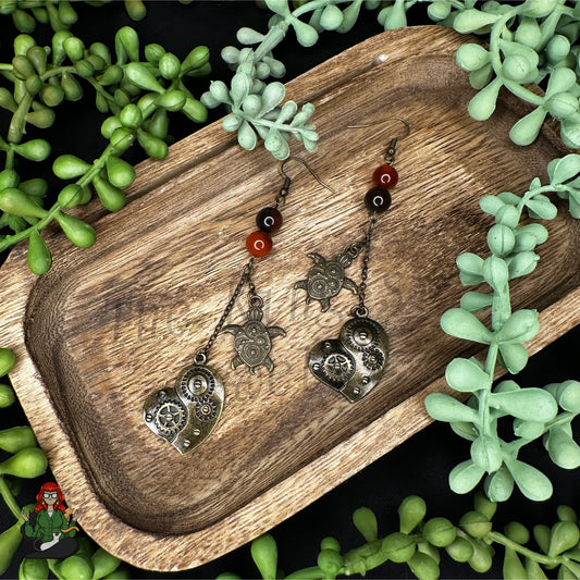 Gladys - Under The Sea But Make It Steam Punk Earrings!