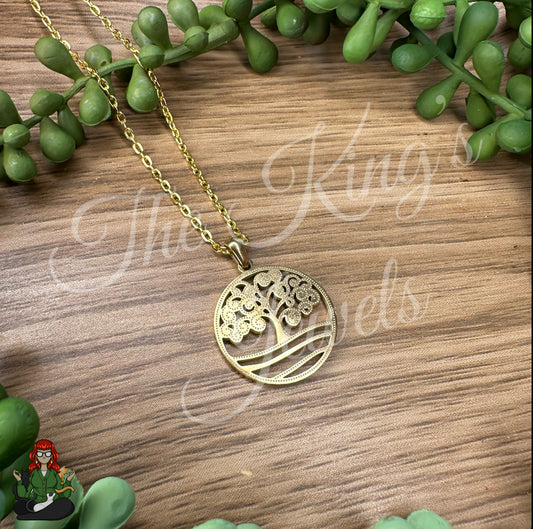 Ella - Gold Tree of Life Necklace