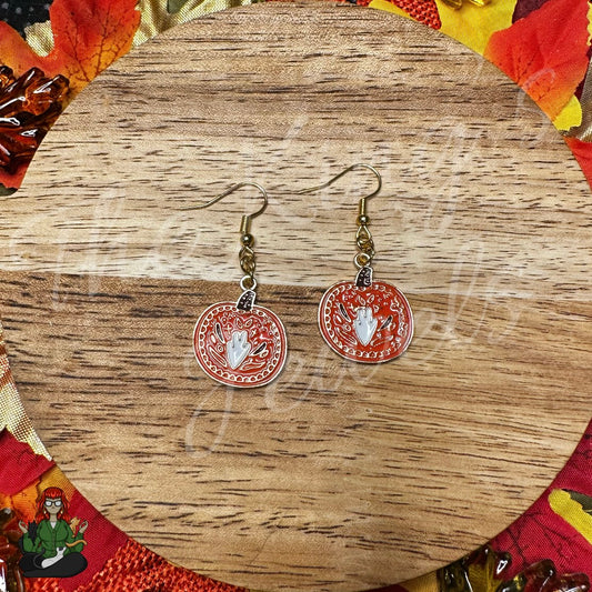 LeonaRae - Pumpkin Earrings!