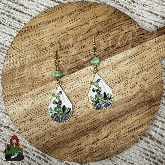 Katie - Terrarium Earrings!