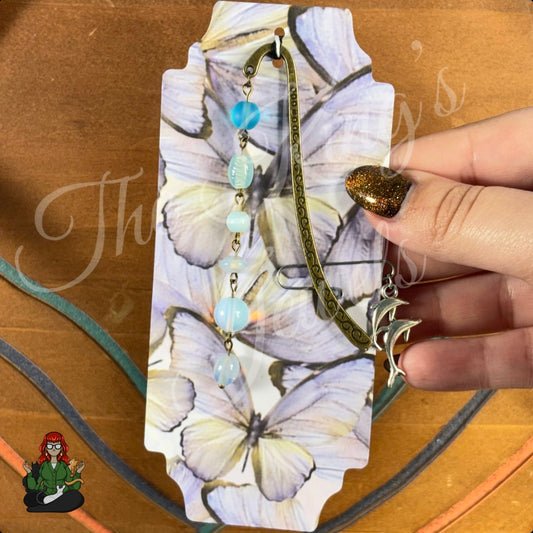 GwennaBelle - Sea Blue Dolphin Bookmark!