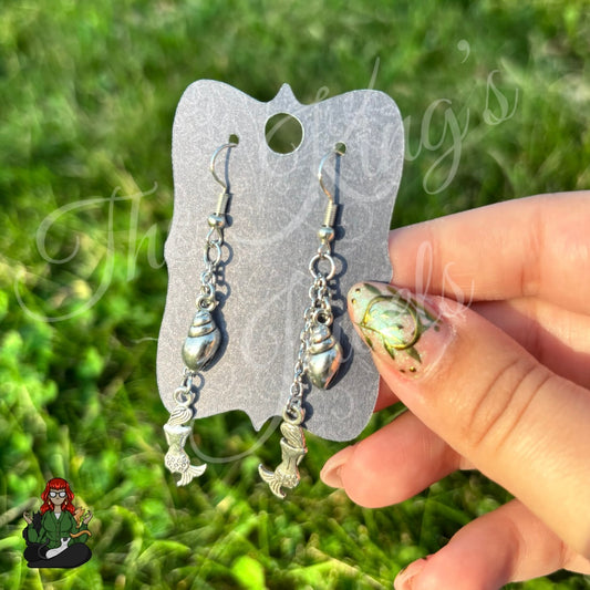 Gladys - Mermaid Earrings!