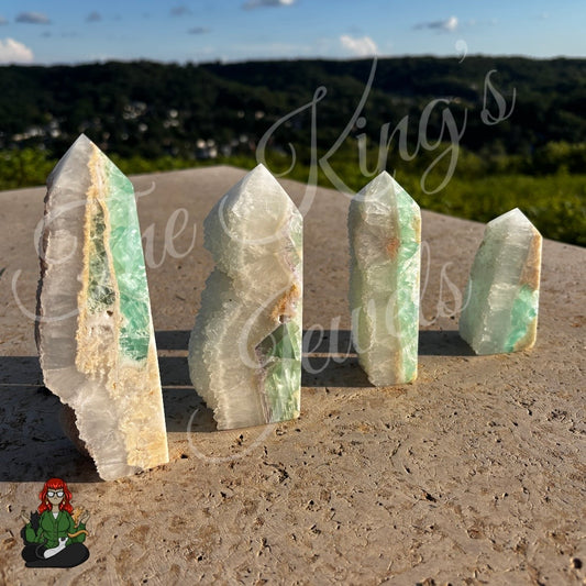 Druzy Sugar Fluorite Towers