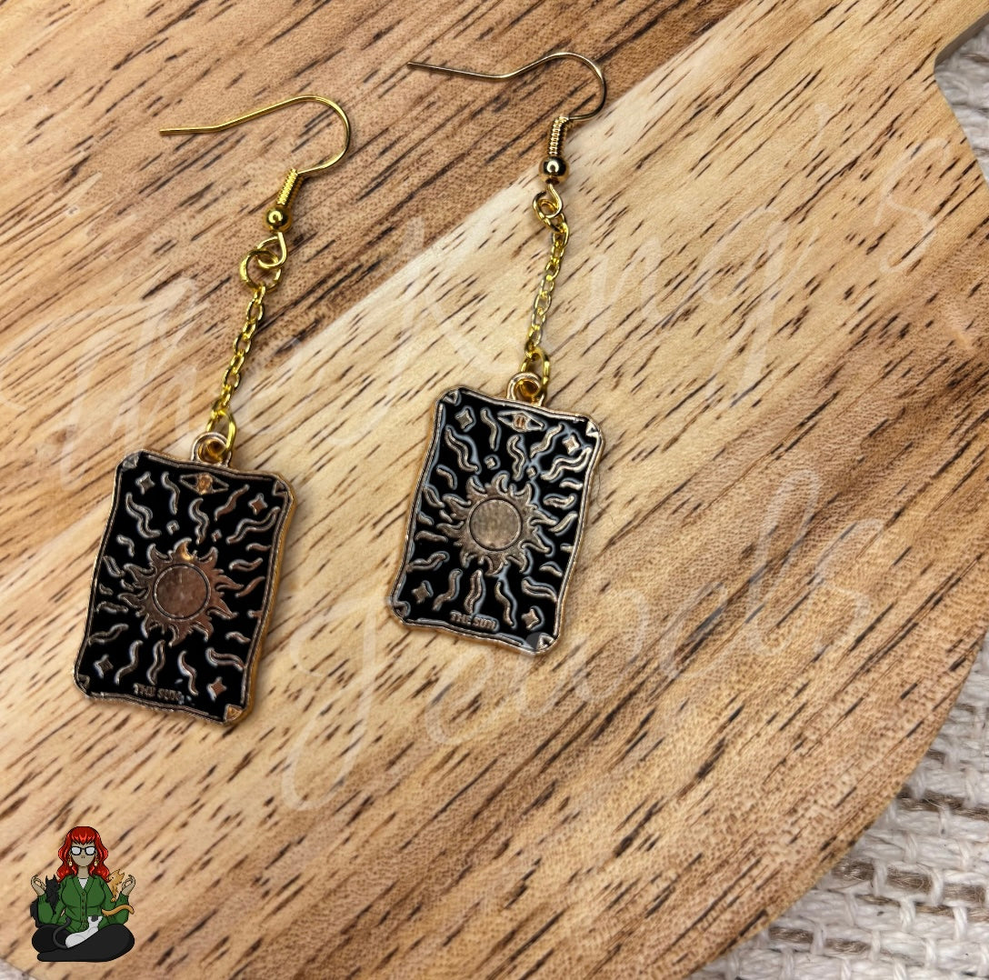 Gladys - "The Sun" Tarot Earrings!