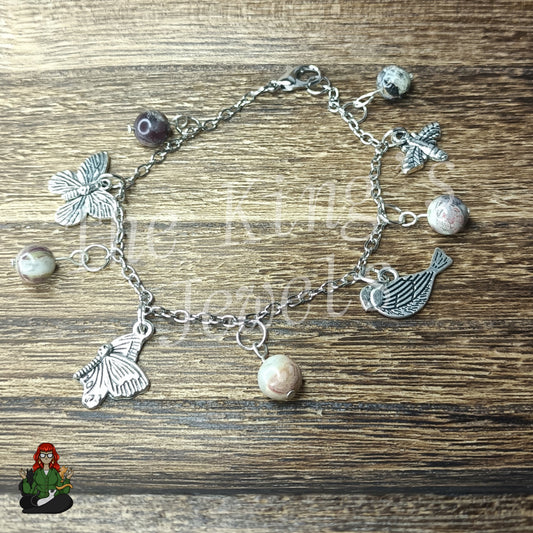 Rhiannon - Winged Charm Bracelet!