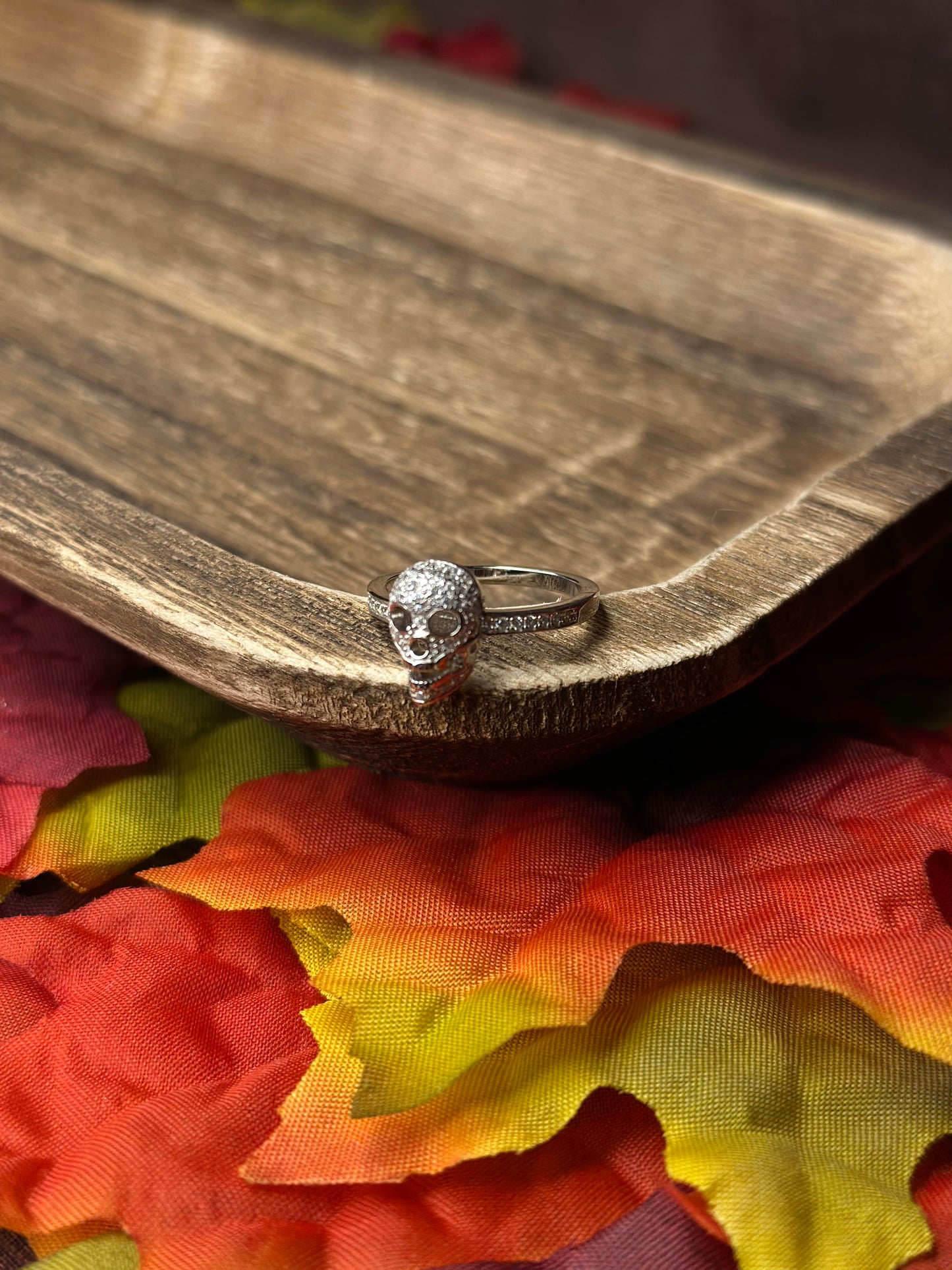 Skull CZ Ring