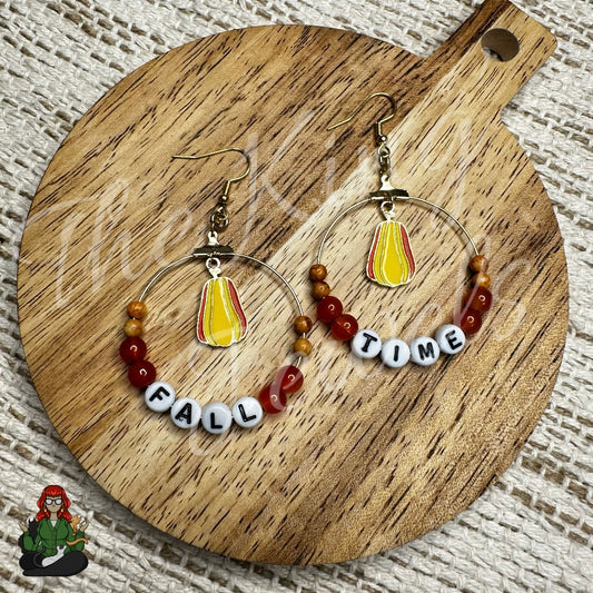 Riona - Fall Time Hoop Earrings!