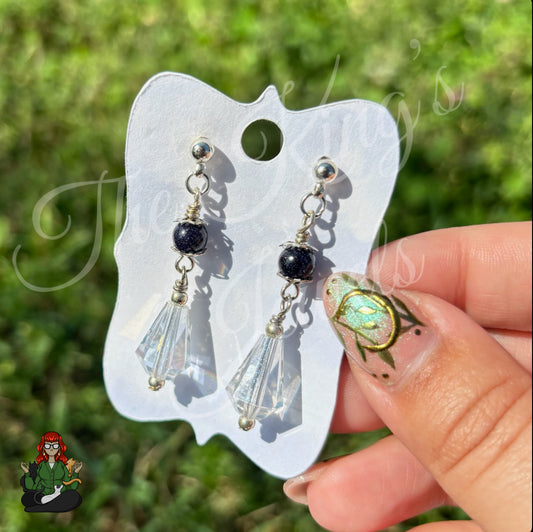 Katie - Elegant Crystal Drop Earrings!