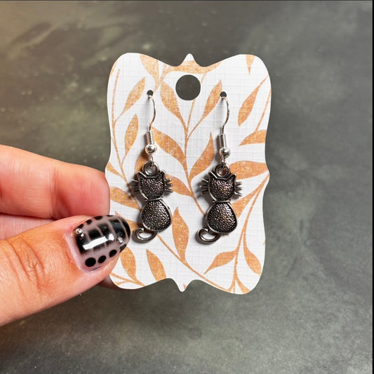 LeonaRae - Cat Silhouette Earrings!