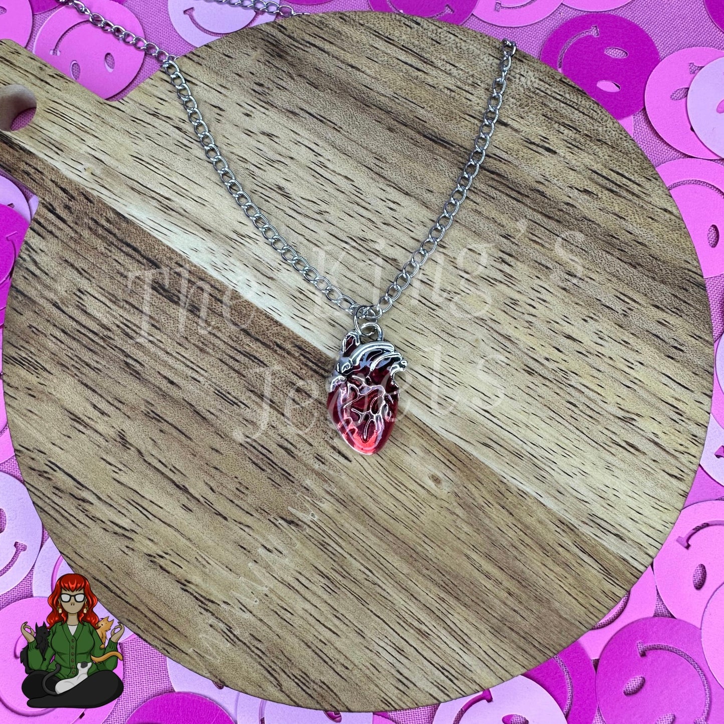 Ella - Anatomical Heart Necklace!