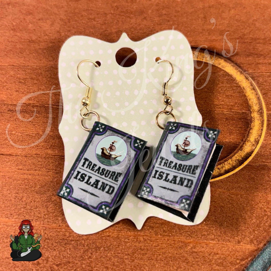 LeonaRae - Adventure Book Earrings!