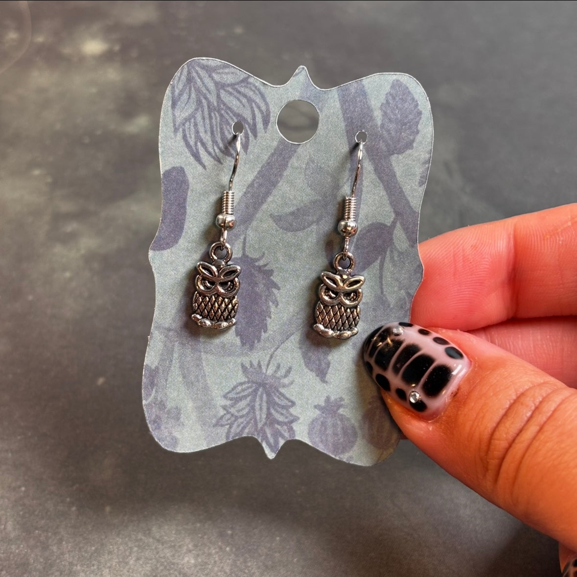 LeonaRae - Silver Owl Earrings!
