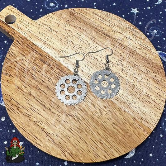 LeonaRae - Steampunk Gear Earrings!