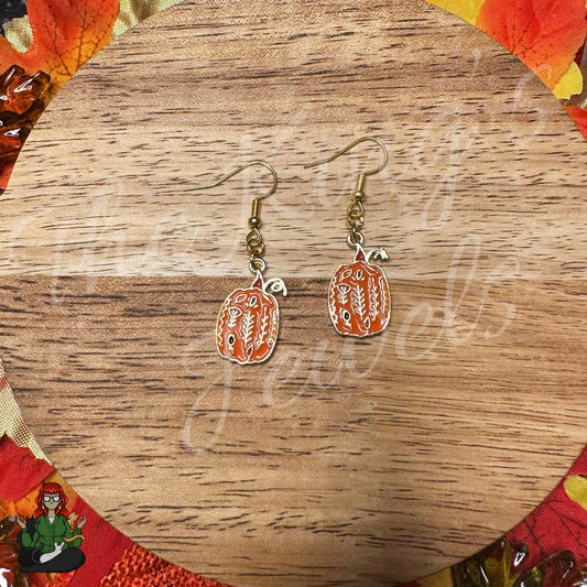 LeonaRae - Pumpkin Earrings!