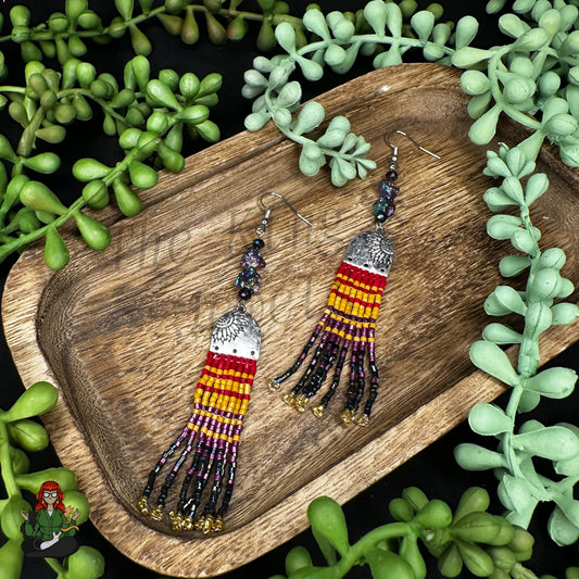 Sunflower & Beaded Earrings!