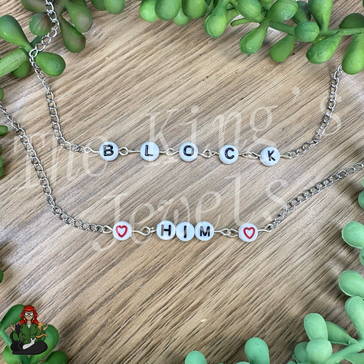 Block Him 2PC Necklace Set!